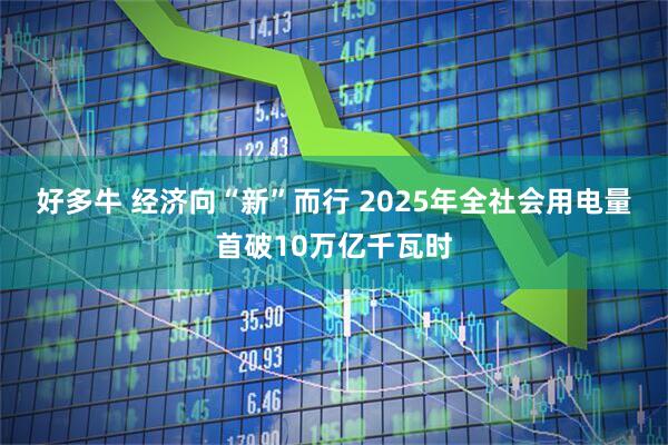 好多牛 经济向“新”而行 2025年全社会用电量首破10万亿千瓦时